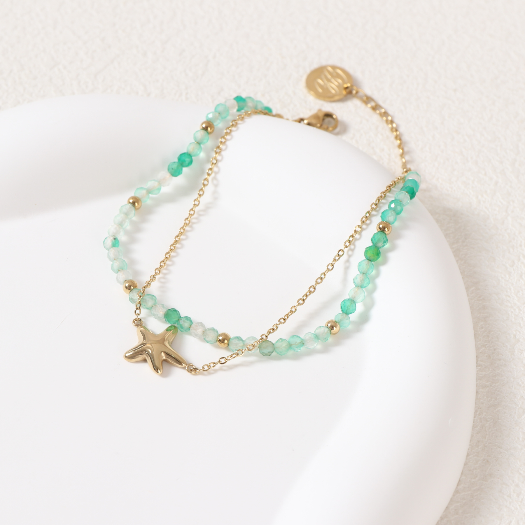 Armband "Golden Sea  Star"