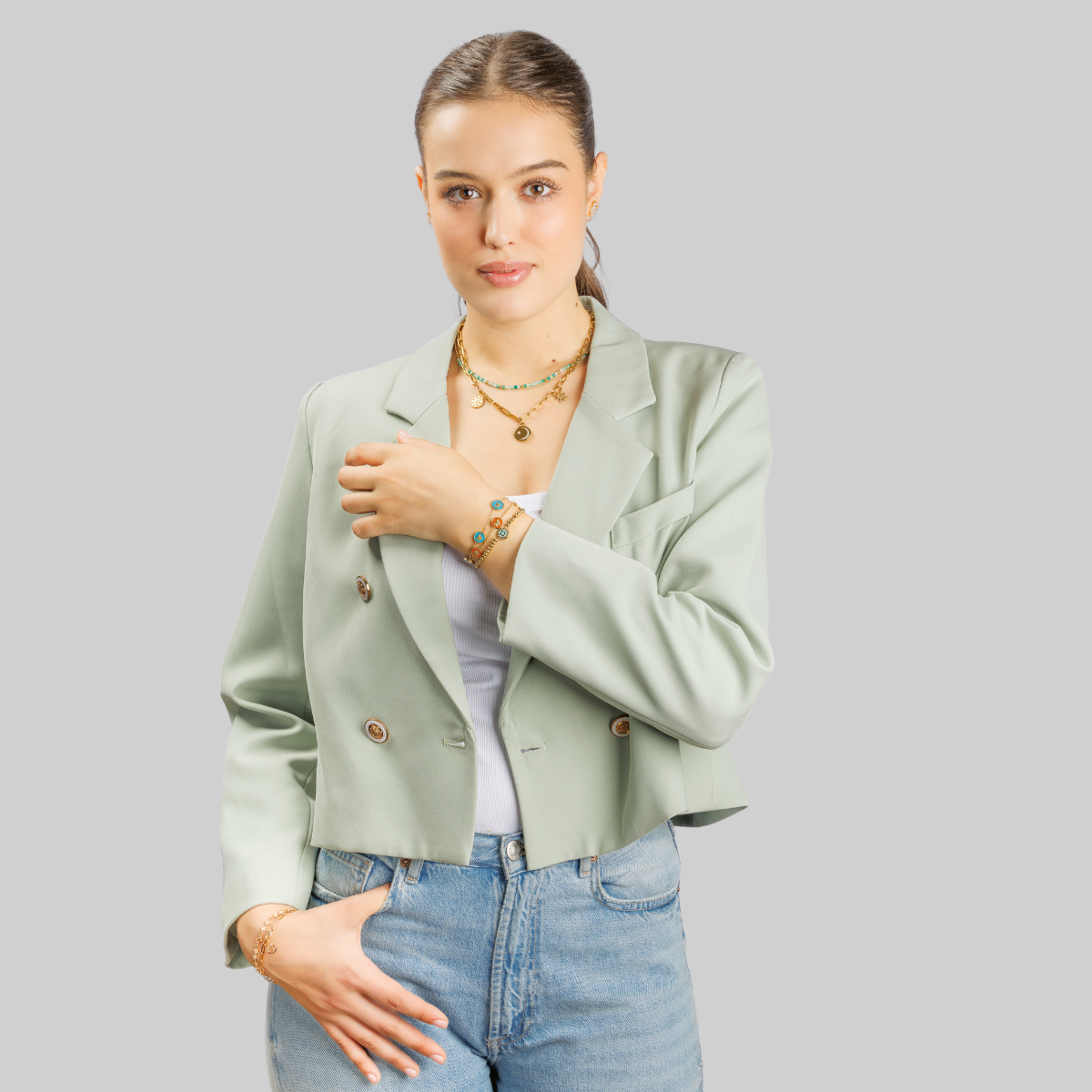 Kurzer Blazer "Sleek Chick"
